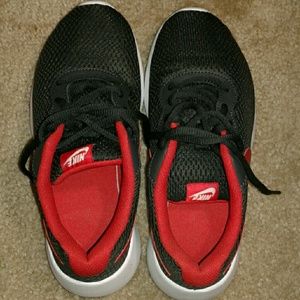 Red Nike shoe